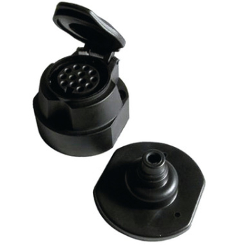 Gniazdo przyczepy 13-biegunowe z wyłącznikiem tylnego światła przeciwmgielnego
