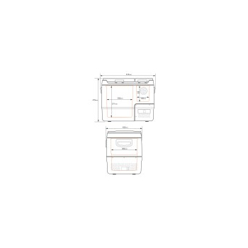 Lodówka przenośna kompresorowa Yolco DX40 SPACE GREY
