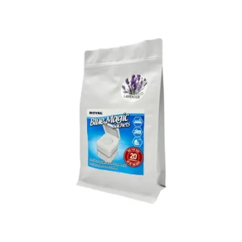 Blue Magic Saszetki dezodoryzujące do toalet turystycznych Lemon
